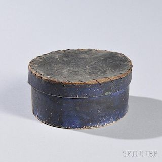 Round Blue Wallpaper Box