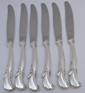 8 WALLACE STERLING WALTZ OF SPRING DINNER KNIVES