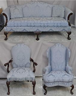 3 PC CHIPPENDALE PARLOR SUITE  STATESVILLE NC