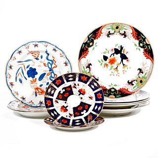 Collection of Eleven (11) Asian Style Ceramic Plates.