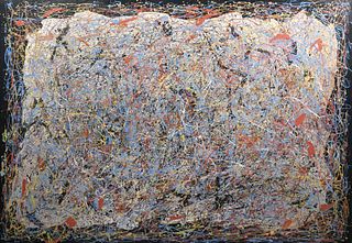 Attributed Jackson Pollock, Oil on Canvas