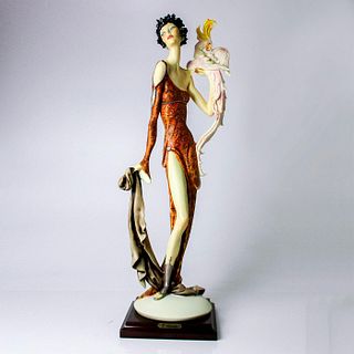 Giuseppe Armani Figurine, Lady with Parrot