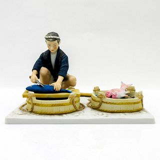 Franklin Porcelain Figurine, Japanese Fishmonger