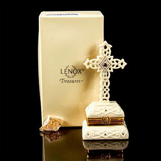 Lenox Treasure Trinket Box, Cross of Hope