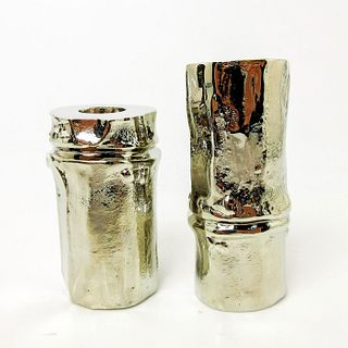 2pc Michael Aram Salt Pepper Shakers, Bamboo 175297