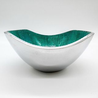 Simplydesignz Decorative Enamel Bowl, Bodoni Artic Blue