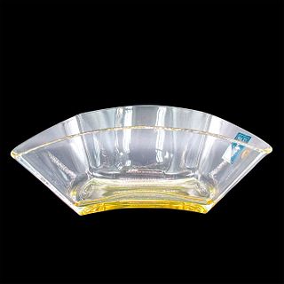 Macryl Crystal Decorative Bowl, Amber
