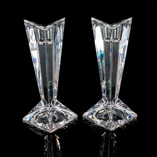 Pair of Rosenthal Classic Glass Candlesticks