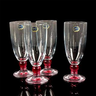 4pc Bohemia Crystal Wine Glasses