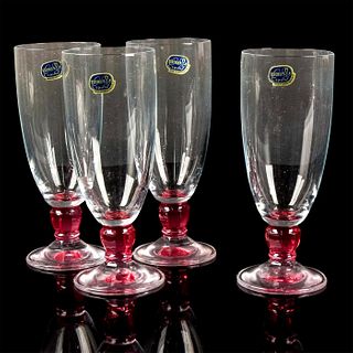 4pc Bohemia Crystal Wine Glasses