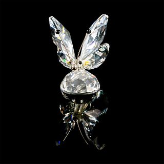 Swarovski Crystal Small Figurine, Butterfly Rhodium Nose