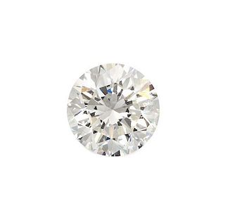 A 2.03 Carat Round Brilliant Cut Diamond, 5.60 dwts.
