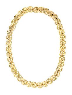 An 18 Karat Yellow Gold Necklace, 135.80 dwts.
