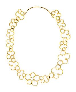 An 18 Karat Yellow Gold Necklace, Angela Cummings, Circa 1985, 64.20 dwts.