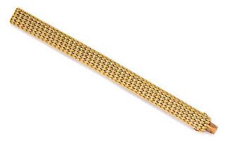 An 18 Karat Yellow Gold Bracelet, Van Cleef & Arpels, 52.30 dwts.