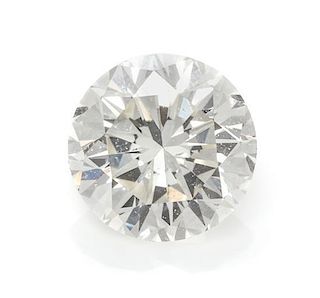 A 0.51 Carat Round Brilliant Cut Diamond,