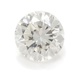 A 0.55 Carat Round Brilliant Cut Diamond,