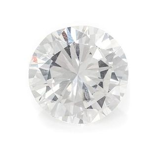 A 0.65 Carat Round Brilliant Cut Diamond,