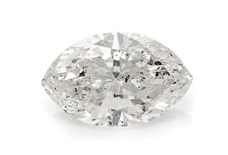 A 0.54 Carat Marquise Cut Diamond,