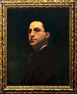 PORTRAIT OF JOHN LOGIE BAIRD (1888-1946) OIL PAINTING
