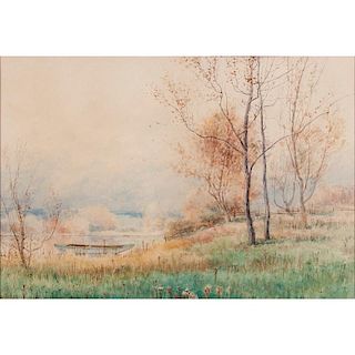 Daniel Kotz (American, 1848-1933) Watercolor on Paper