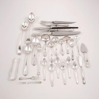 American and British Sterling Flatware