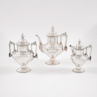 William Gale & Son Three-Piece Sterling Tea Set