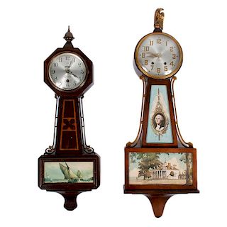 Plymouth and Sessions Banjo Clocks