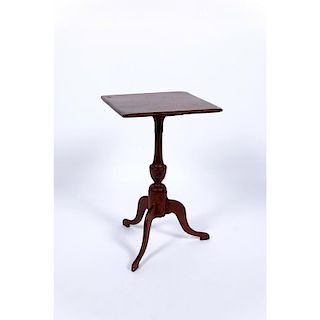 Cherry Candle Stand with Inlay