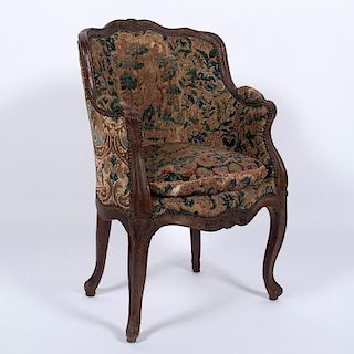 Bergere with Needlepoint