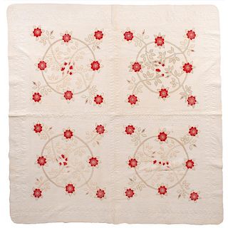 Roses and Dresden Plate Applique Quilts