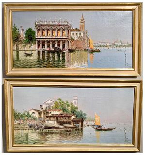 VIEWS OF VENICE OIL PAINTING