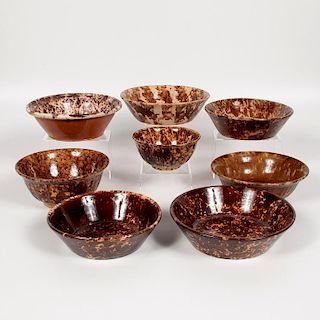 Rockingham Glaze Bowls