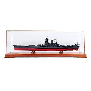 Cased Model of the Battleship HIJMS Yamato