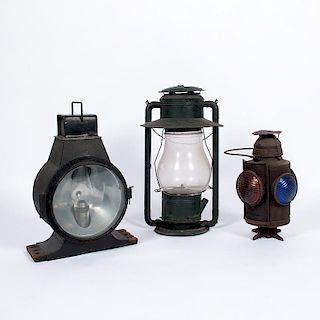 Railroad Lantern and Lamps