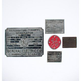 General Electric Builder's Plates