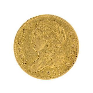 A United States 1811 'Small 5' Capped Bust$5 Gold Coin