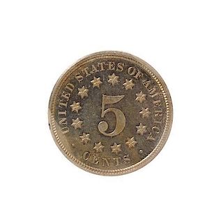 A United States 1873 Shield Nickel Proof