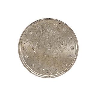 A United States 1894 Liberty Head Nickel Coin