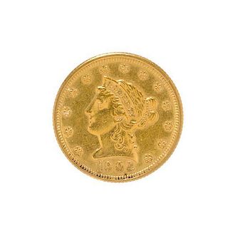 A United States 1902 Liberty Head $2.50 Gold Coin