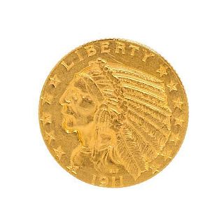 A United States 1911 Indian Head Gold Piece