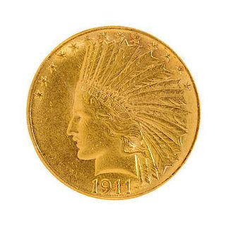 A United States 1911 Indian Head $10 Gold Coin