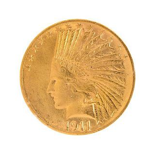A United States 1911 Indian Head $10 Gold Coin