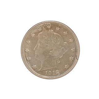 A United States 1912-S Liberty V Nickel