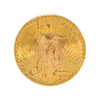 A United States 1927 Saint Gaudens$20 Gold Coin
