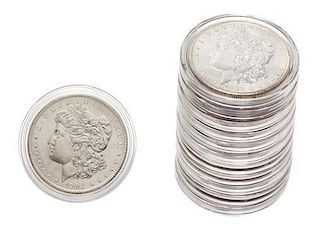 A Group of Twelve United States Morgan Silver Dollars