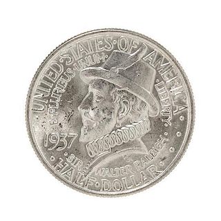 A United States 1937 Roanoke Commemorative Half-Dollar