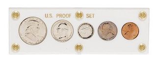 A United States 1953 Five-Coin Proof Set