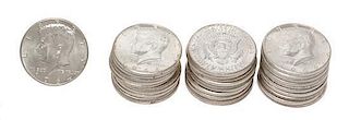 A Group of 120 United States 1964 Kennedy Half Dollar Coins