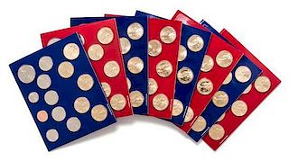 A Collection of Eight United States 2011 Uncirculated Coin Sets